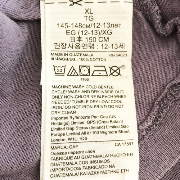 Bundle Girl's 100% Cotton Tee Tops Size 10 - 12 - Picture 11 of 11